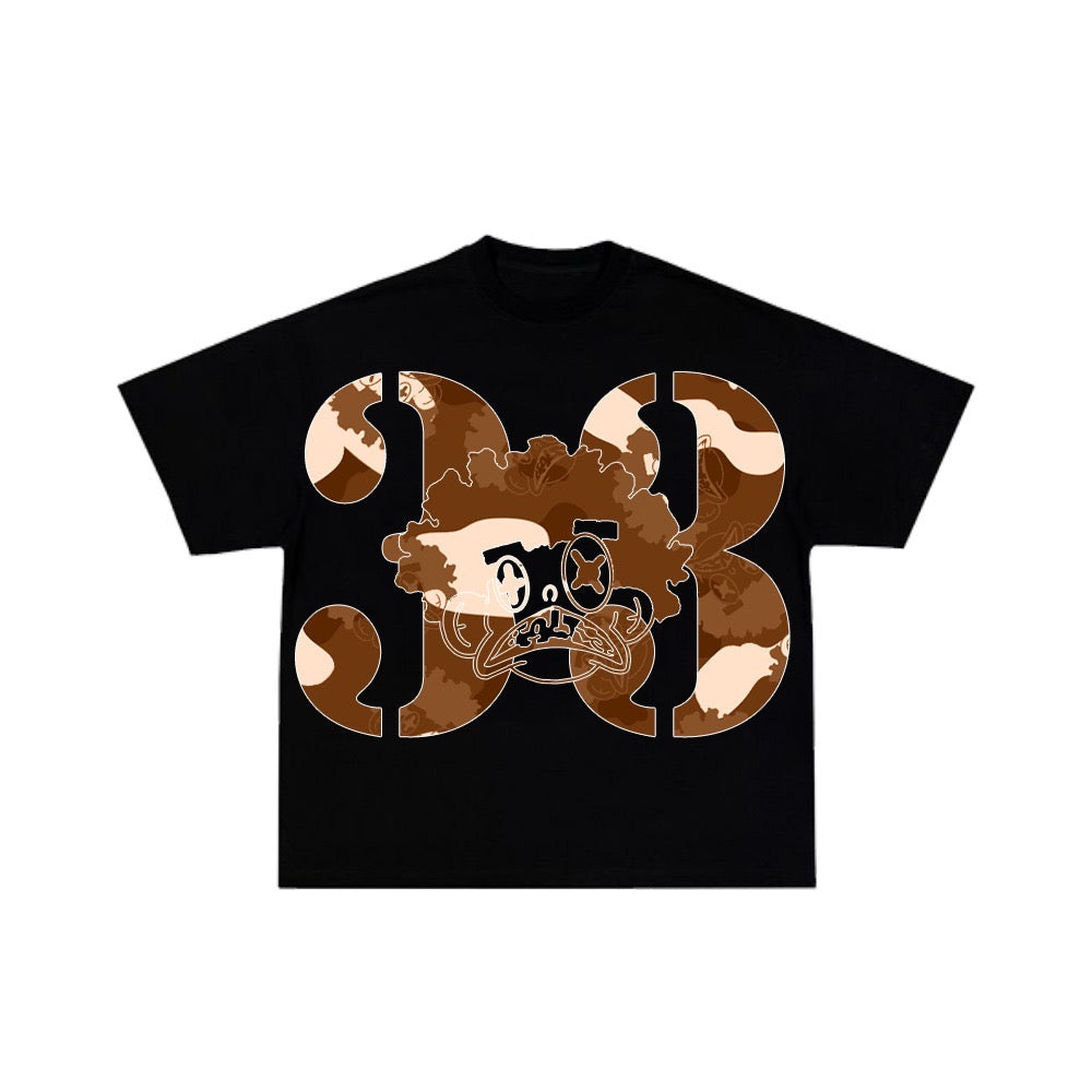 BALT3 BLACK URBAN FADE T- SHIRT