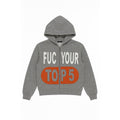 BALT3 FYT5 RHINESTONE ZIPUP HOODIE