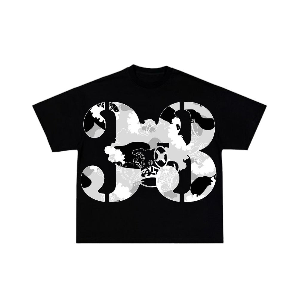 BALT3 BLACK URBAN FADE T- SHIRT