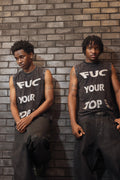 FUC YOUR TOP 5 STONE WASH TANKTOP