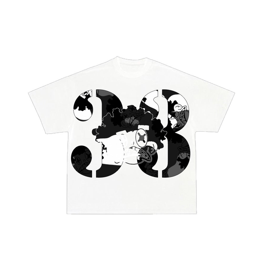 BALT3 URBAN FADE WHITE T- SHIRT